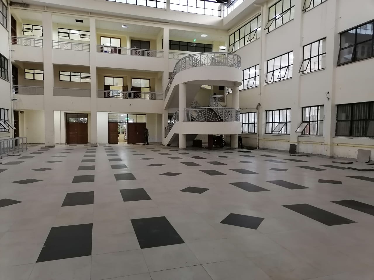 Tiling works at Dedan kimathi university project image